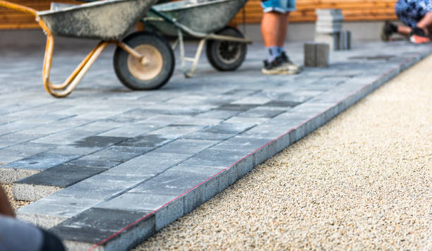Permeable Paver Driveway in Weddington, NC